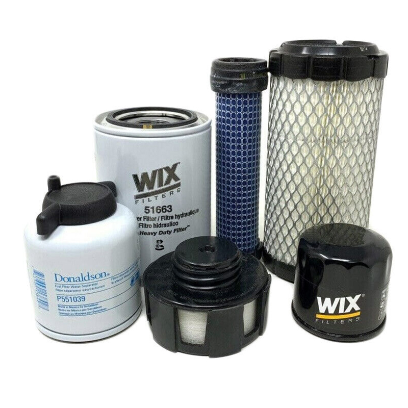 Optimized for Bobcat Excavator 418 - 1000 Hour Filter Kit 7324339 6653336 6667352 6671057 6673753 6727475
