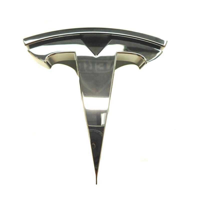 Compatible with 2016-2018 Tesla Model X Front Bumper Grille Emblem T logo 1047884-00-D Aftermarket