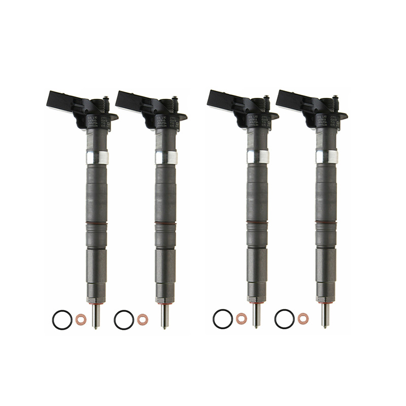 Direct replacement for Volkswagen VW T5 Amarok 2.0 TDI MULTIVAN - 4 PCS Fuel Injector 445116034 03L130277C 445116035 0445 116 035 0 445 116 035 986435369 0986 435 369 0 986 435 369 0 445 116 034 03L 130 277C 03L 130 277 C 03L 130 855 BX 03L13085