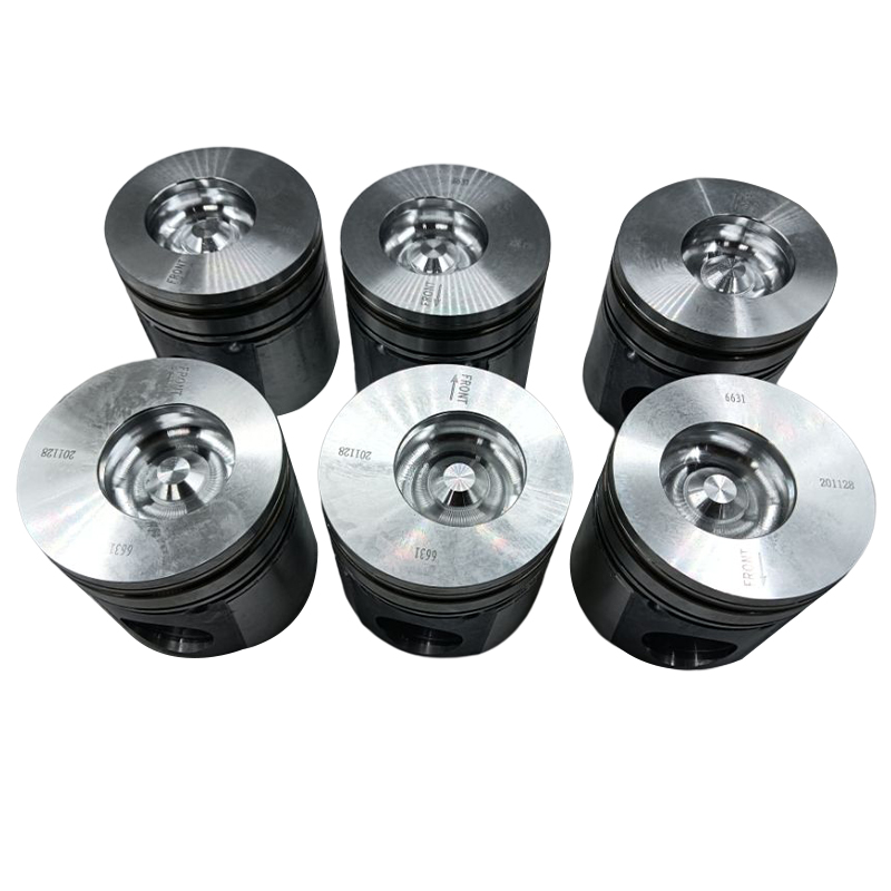Compatible with Cummins Engine B3.9L 4B 4BT 4BTA 4BTAA B5.9L 6B 6BT 6BTA 6BTAA - 6 Pcs Piston 3926632