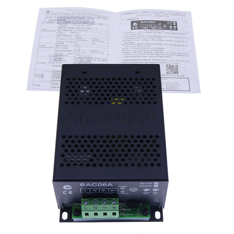 Direct replacement for Samartgen Generator - Battery Charger BAC06A Controller BAC 06 12V BAC-06 12V BAC-06A BAC06A 12V