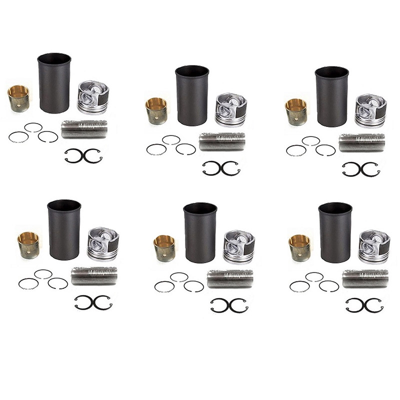 Compatible with Mitsubishi 6DS70 Engine Kato HD300GS Excavator - Cylinder Liner Kit