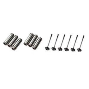 BUY 1 Set Intake Valve & Exhaust Valve & Valve Guide for Yanmar 3T84HL 3T84HLE 3T84HTLE-TB Engine for sale