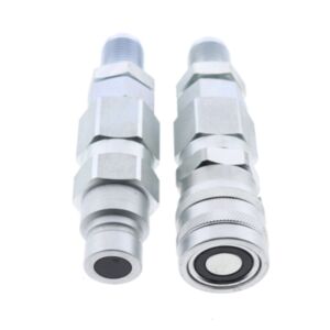 #10 JIC Thread 1/2&quot; Flat Face Hydraulic Quick Connect Coupler for Bobcat 463 553 753 763 online