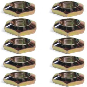 BUY 10 Pcs Wheel Nut 6564669 for Bobcat Skid Steer Loader 1600 2000 2400 2410 1213 S100 S130 S150 S160 540 542 543 553 600 610 611 620 for sale
