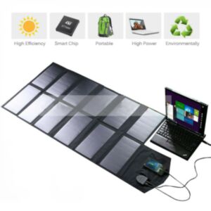 120W Folding Solar Panel Charger with 5V USB 18V DC Dual Output for iPhone iPad online