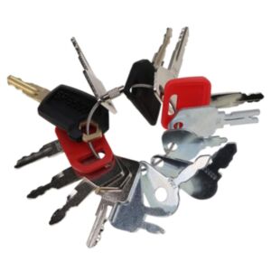 14 Pcs Ignition Key for CASE JCB Caterpillar CAT Komatsu Bobcat Hyster Kobelco Kawasaki Heavy Equipment online
