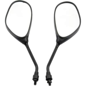 2 Pcs 8mm Black Plastic Rearview Mirror for 50cc 70cc 90cc 110cc 125cc 150cc 200cc 250cc ATV Motorcycle Scooter online