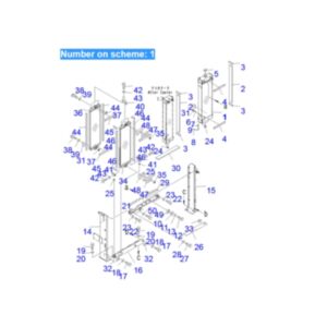 BUY For Komatsu Excavator PC160LC-8 PC160LC-7-E0 Water Tank Radiator Core ASS'Y 21K-03-72123 for sale