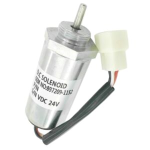 BUY 24V Stop Solenoid 8972091152 for Isuzu 4LE2 4LE2X Sumitomo Hitachi MV2-40 EX4U EX40U EX55 EX58 ZX40U Excavator for sale