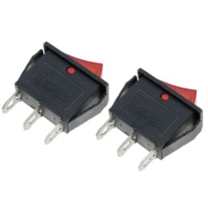 2pcs 120V Rocker Switch Lighted On Off 120927-24 for Electric Fireplaces FMI Desa online