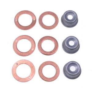 3 Cylinder Injector Seal Kit with Heat Shield 19077-53650 for Kubota Engine D662 D722 online