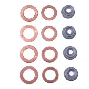 4 Cylinder Injection Seal Kit with 19077-53650 Heat Shield for Kubota Engine 05 03E V3 online