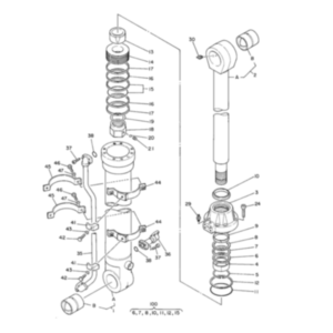 BUY For Hitachi Excavator EX400 EX400LC EX400H EX400LCH Bucket Cylinder Seal Kit 4236057 for sale