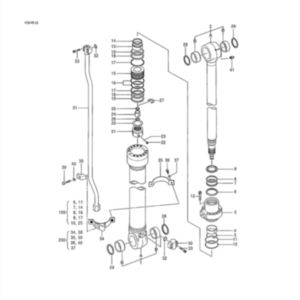 BUY For Hitachi Excavator ZX200 ZX200LC ZX210 ZX210LC ZX210LCH Arm Cylinder Seal Kit 4364916 4448399 4477841 for sale