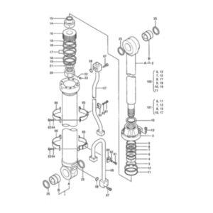 BUY For Hitachi Excavator EX400-3 EX400LC-3 EX400H-3 EX400LCH-3 EX400-5 Arm Cylinder Seal Kit 4438679 for sale