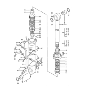 BUY For Hitachi Excavator EX400-3 EX400-5 ZX450 ZX480MT Bucket Cylinder Seal Kit 4438681 for sale