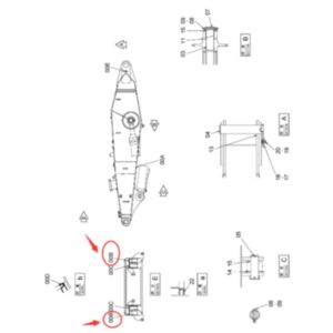 BUY Arm Bushing 4443884 for Hitachi Excavator ZX240-3 ZX250H-3 ZX250K-3 ZX330 ZX330-3 ZX400R-3 ZX400W-3 ZX450 ZX450H ZX470H-3 for sale