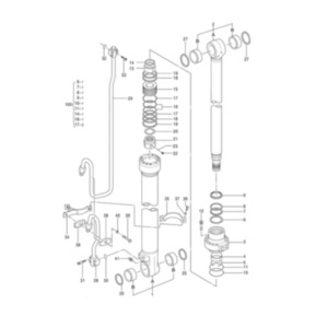 BUY For Hitachi Excavator ZX200-3 ZX210LC-3 ZX200LC ZX210W ZX240-AMS Boom Cylinder Seal Kit 4661485 for sale