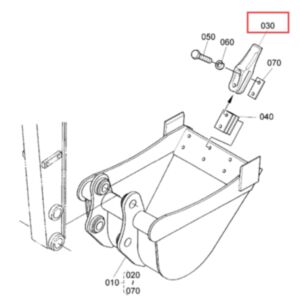 Buy 4PCS Bucket Tooth 69741-66110 for Kubota Excavator