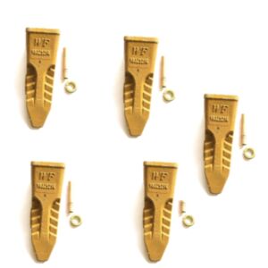 BUY 5 Pcs 1U3252 Bucket Teeth With Pin 8E6259 8E6258 Retainer for Caterpillar CAT J250 Dig for sale