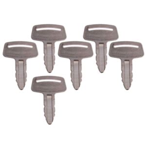6 Pcs Ignition Keys RC101-53630 for Kubota K008 K008-3 KH101 KH151 KH170 Excavator online