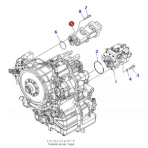 BUY For Komatsu Grader GD675-3A Hydraulic Pump 705-58-24120 for sale