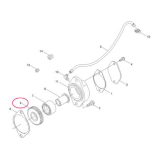 Buy Accessory Drive Gear 3936138 for Hyundai R330LC9A R380LC9A R430LC9A