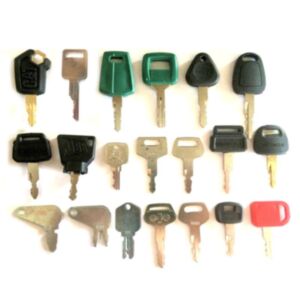 Aftermarket 20 PCS Heavy Equipment Key Set Ignition Ket Set For JCB Mitsubishi Case online