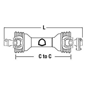 Aftermarket CS64818 Driveline with Shear Bolt Clutch Fits Bondioli & Pavesi 100 Series online