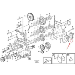 BUY Bearing Housing VOE11128611 for Volvo EC330B EC330C EC360B EC360C EC360CHR EC460B EC460C EC460CHR PL4608 PL4611 for sale