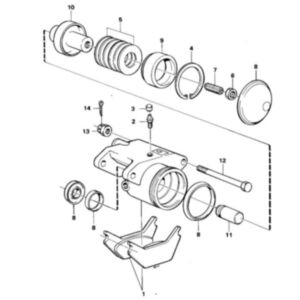 Brake Pad Kit 11994032 for Volvo Backhoe Loader BM 6300 EL70 EL70C