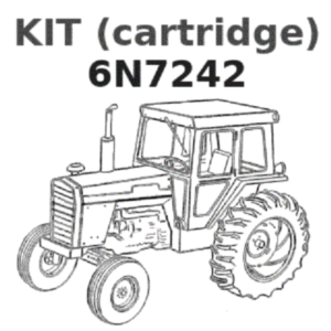 BUY Cartridge Kit 6N-7242 for Caterpillar CAT 235 140B 955K 955L 977K D6C D6D 966R for sale