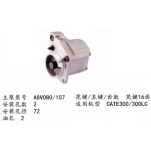 BUY For Caterpillar CAT E300 Excavator A8VO80 Pilot Gear Pump for sale
