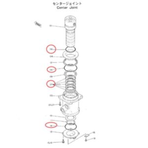 Center Joint Seal Kit A810095 4176479 4176480 A810110 for Hitachi EX120 Excavator online