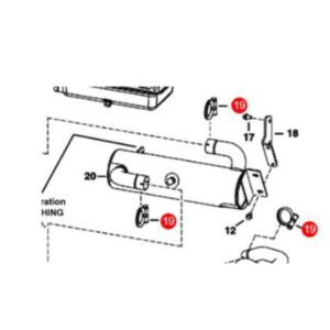 Buy Clamp Exhaust 6682468 for Bobcat Toolcat 5600