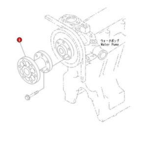 Cooling Fan Spacer 6206-61-3990 for Komatsu Engine 6D95L S4D95L S6D102E S6D95L Excavator PC130F-7 online