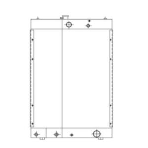 BUY Cooling Water Radiator 76053580 for Hitachi Wheel Loader D150 for sale