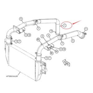 Cooling Hose 369-2259 for Caterpillar CAT 320D2 320D Excavator C7.1 C6.6 Engine online