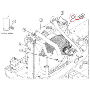 Cooling Hose 457-4096 for Caterpillar CAT 326D2 329D2 E329D2 330D2 Excavator C7.1 Engine online