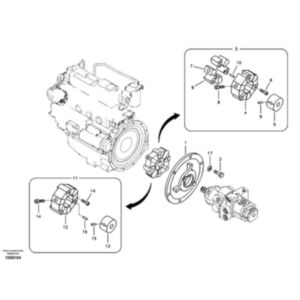 Buy Coupling Assembly 14522374 for Volvo Excavator EC55B EC55C EC60C EW55B