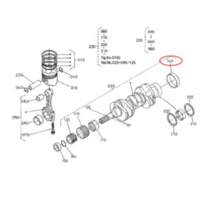 Buy Crankshaft Sleeve 16241-23280 for Kubota Engine D905 D1005 D1105 V1205 V1305 V1505