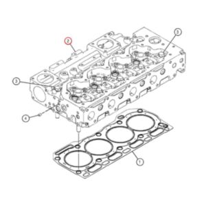 Cylinder Head Assembly 3971559 for Caterpillar CAT Engine C4.4 Excavator M315D2 M317D2 online