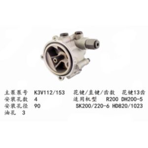 BUY For DAEWOO Excavator DH200-5 Pilot Gear Pump for sale