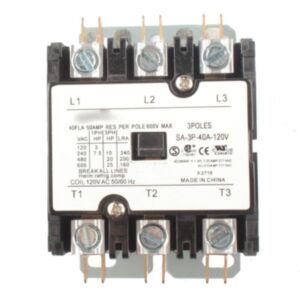 BUY SA-3P-40A-120V Definite Purpose Contactor 3Poles 40FLA 120V AC Coil for sale