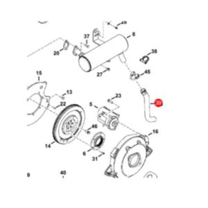 Buy Exhaust Pipe 7140373 for Bobcat Excavator 325 328 329