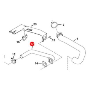 Buy Exhaust Tube 7000322 for Bobcat Excavator 430