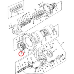 Floating Seal TH100463 for John Deere Excavator 490 690D 790D 693D 690DR 793D