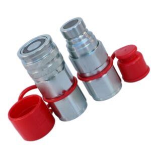 BUY For Bobcat Kubota CASE JCB Thomas Gehl Volvo ASV Skid Steers 3/4" SAE Thread Flat Face High Flow Hydraulic Quick Disconnect Coupler 5/8" for sale