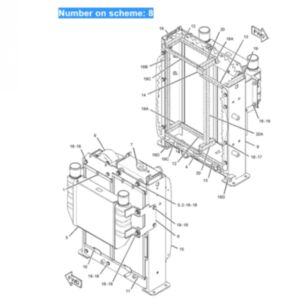 BUY For Caterpillar Excavator CAT 308D Engine 4M40 Hydraulic Oil Cooler 315-5264 for sale